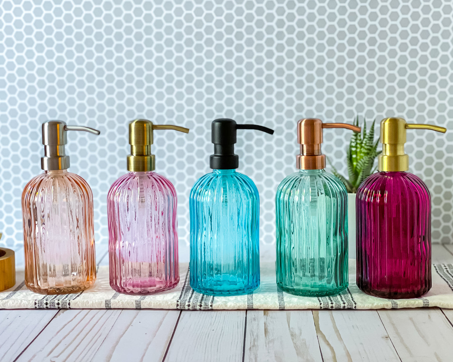 Siena Round Fluted Bottles