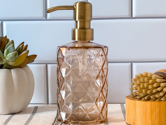 Coronet Orange Round Diamond Liquid Soap Dispenser